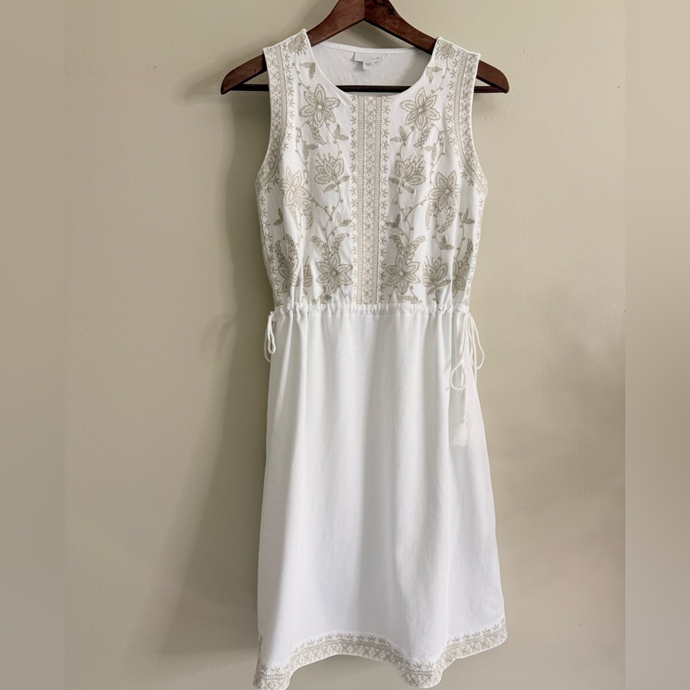 J.Jill Luxurious Embroidered Side-Tie Knit‎ Dress size Small - Picture 5 of 16